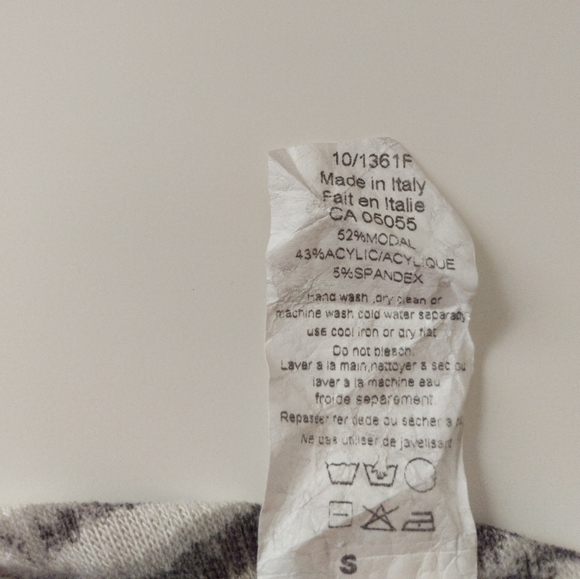 Made In Italy Zebra Print Top Size Small - Picture 5 of 8